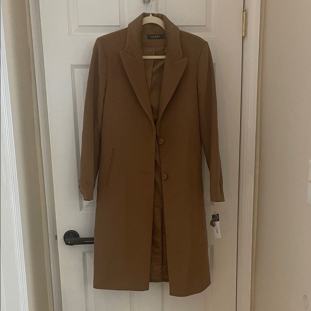 Lauren Ralph Lauren Women's Brown Pea Coat